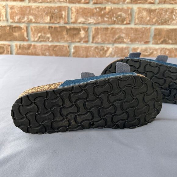 Weeboo Sandals Women’s Sz 6.5. Ladies Soft Foot Bed Slides Cork - Picture 6 of 8